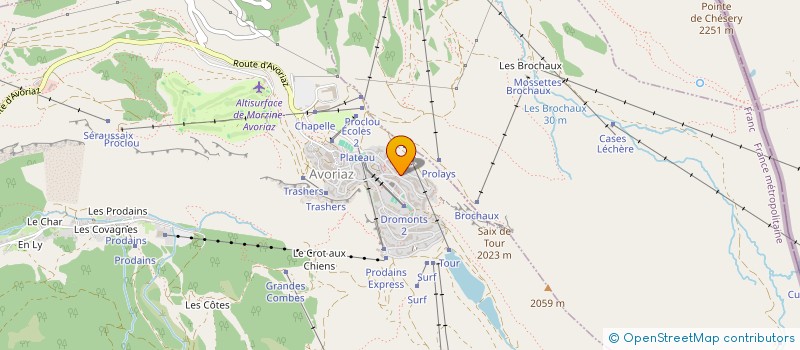 localisation de l'entreprise MONSIEUR PIERRE VOIRON  MORZINE