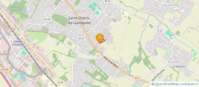 localisation de l'entreprise MONSIEUR PIERRE VOIRON  ST ORENS DE GAMEVILLE