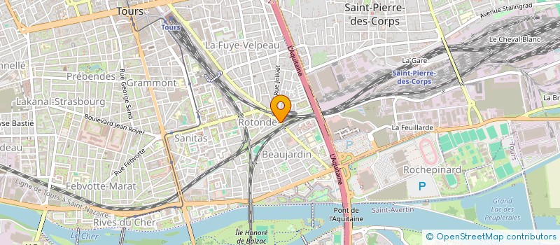 localisation de l'entreprise MONSIEUR PIERRE VOISIN  TOURS