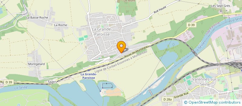 localisation de l'entreprise MONSIEUR PIERRE VOISIN  LA GRANDE-PAROISSE