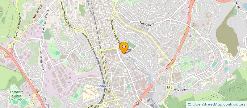 localisation de l'entreprise MONSIEUR PIERRE VOLLE  SAINT-ETIENNE