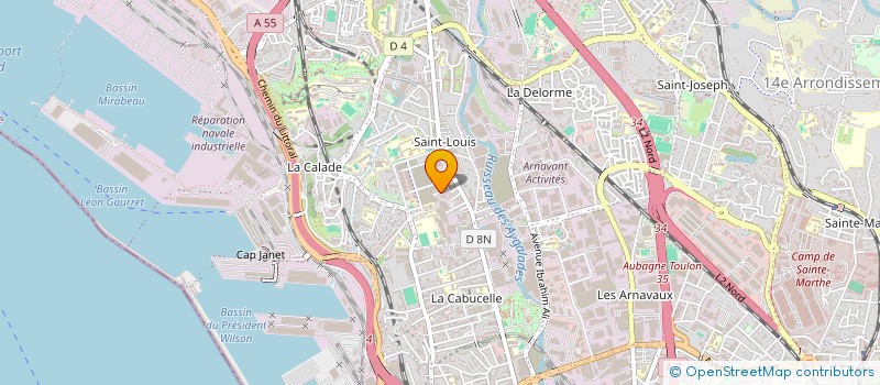 localisation de l'entreprise MONSIEUR PIERRE VOLPINI à MARSEILLE