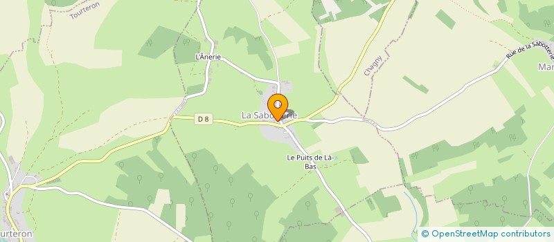 localisation de l'entreprise MONSIEUR PIERRE VUIBERT  LA SABOTTERIE