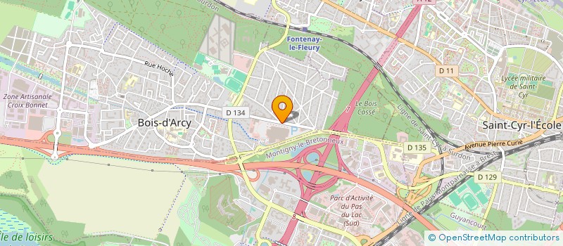 localisation de l'entreprise MONSIEUR PIERRE WAECHTER  BOIS-D'ARCY