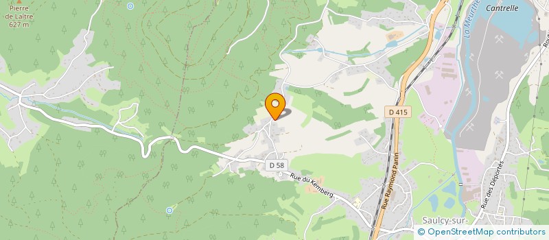 localisation de l'entreprise MONSIEUR PIERRE WAGNER  SAULCY-SUR-MEURTHE