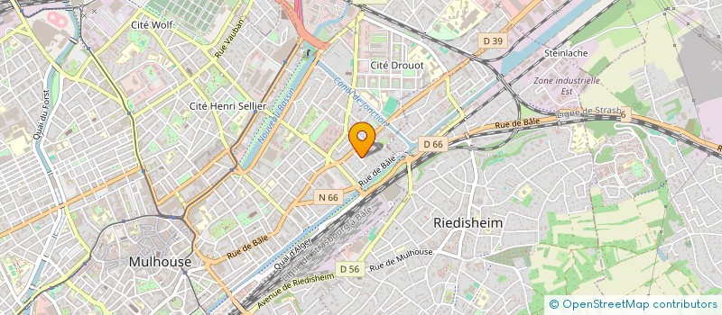 localisation de l'entreprise MONSIEUR PIERRE WAGNER à MULHOUSE