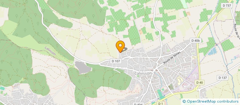 localisation de l'entreprise MONSIEUR PIERRE WAGNER  CALVISSON