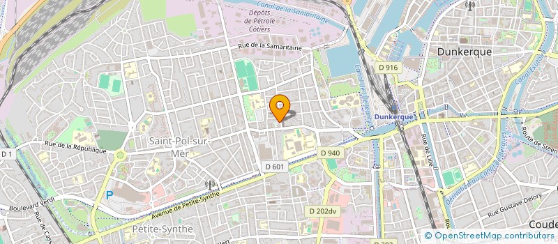 localisation de l'entreprise MONSIEUR PIERRE WALLYN à DUNKERQUE