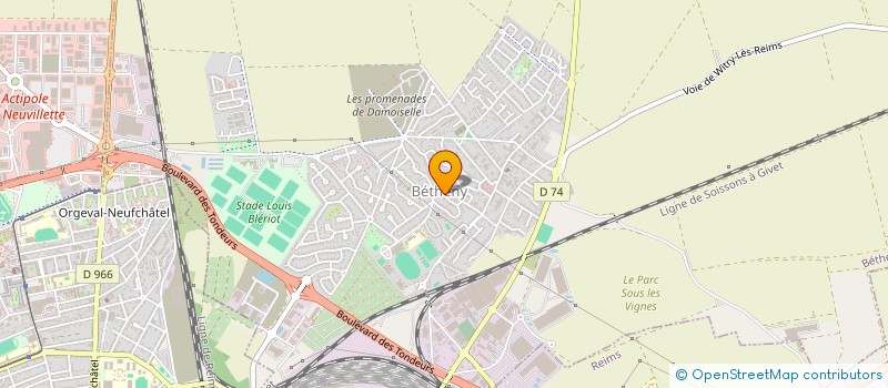 localisation de l'entreprise MONSIEUR PIERRE WANSCHOOR  BETHENY