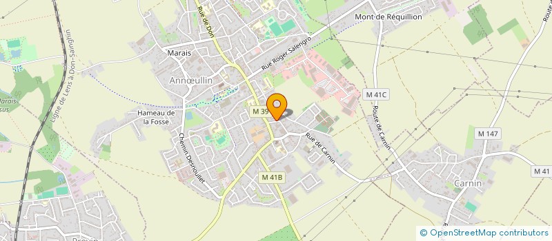 localisation de l'entreprise MONSIEUR PIERRE WATTERLOT  ANNULLIN