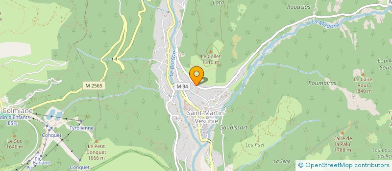 localisation de l'entreprise MONSIEUR PIERRE WEBER  SAINT-MARTIN-VESUBIE