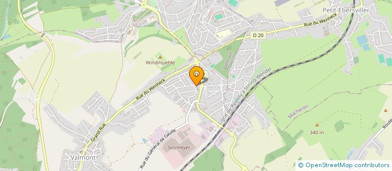 localisation de l'entreprise MONSIEUR PIERRE WEBERT  VALMONT