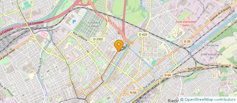 localisation de l'entreprise MONSIEUR PIERRE WEINZAEPFEL  MULHOUSE