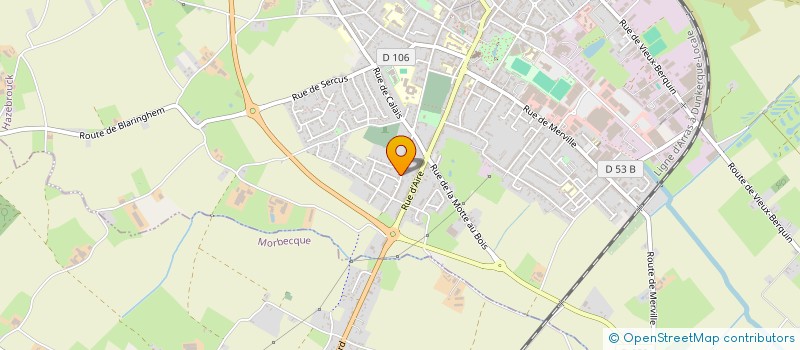 localisation de l'entreprise MONSIEUR PIERRE WEISS à HAZEBROUCK