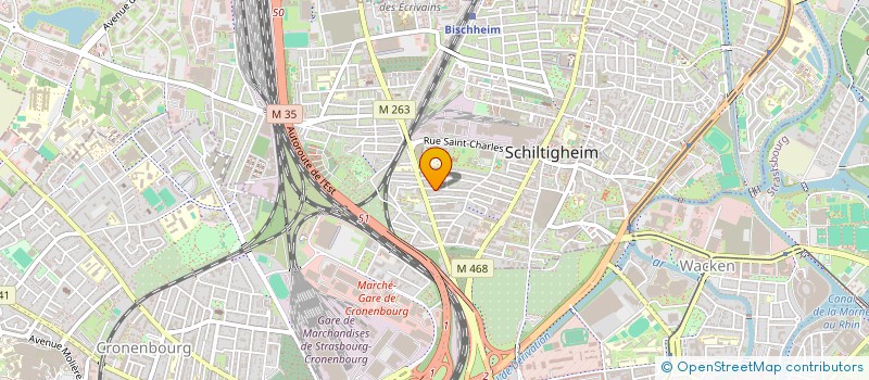 localisation de l'entreprise MONSIEUR PIERRE WEISS  SCHILTIGHEIM