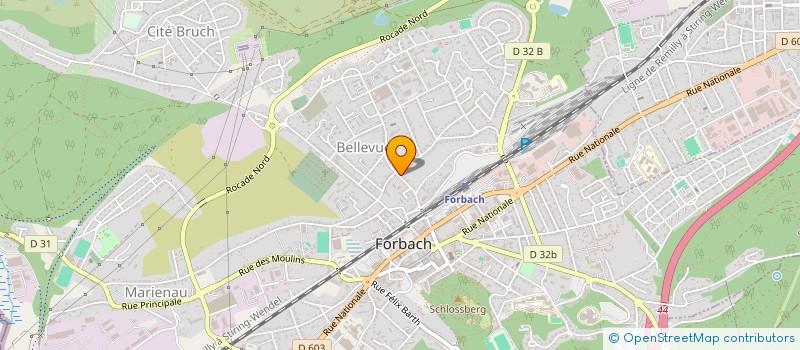 localisation de l'entreprise MONSIEUR PIERRE WEISS  FORBACH