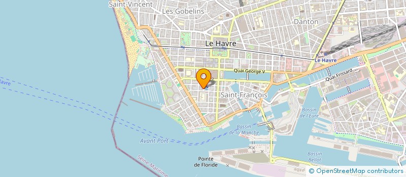 localisation de l'entreprise MONSIEUR PIERRE WEISS à LE HAVRE