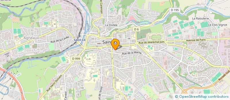 localisation de l'entreprise MONSIEUR PIERRE WEISS  SAINT-LO