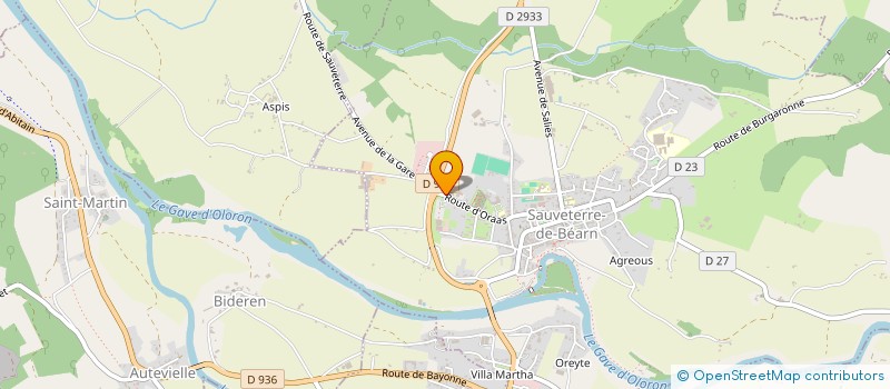 localisation de l'entreprise MONSIEUR PIERRE WELSCH  SAUVETERRE-DE-BEARN