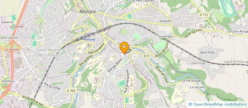 localisation de l'entreprise MONSIEUR PIERRE WILHELM à MORLAIX