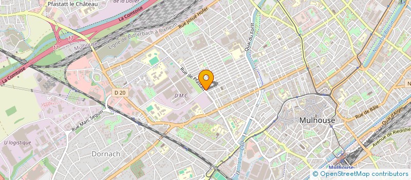 localisation de l'entreprise MONSIEUR PIERRE WILHELM  MULHOUSE