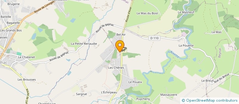 localisation de l'entreprise MONSIEUR PIERRE-WILLY DUGAS  SAINT-MARTIN-LE-VIEUX