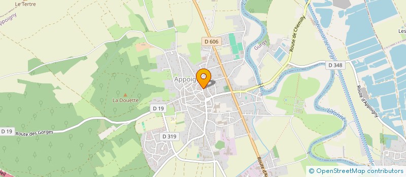 localisation de l'entreprise MONSIEUR PIERRE WINSTERSTEIN  APPOIGNY