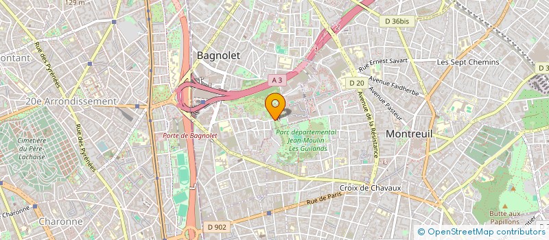 localisation de l'entreprise MONSIEUR PIERRE WINTERSHEIN à BAGNOLET