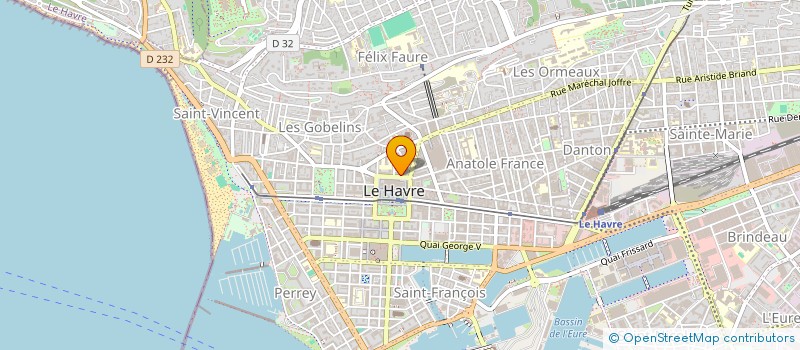 localisation de l'entreprise MONSIEUR PIERRE WISS  LE HAVRE