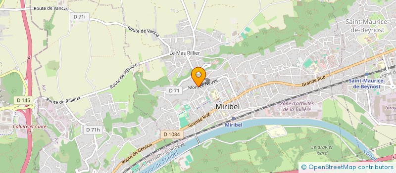 localisation de l'entreprise MONSIEUR PIERRE WITT à MIRIBEL
