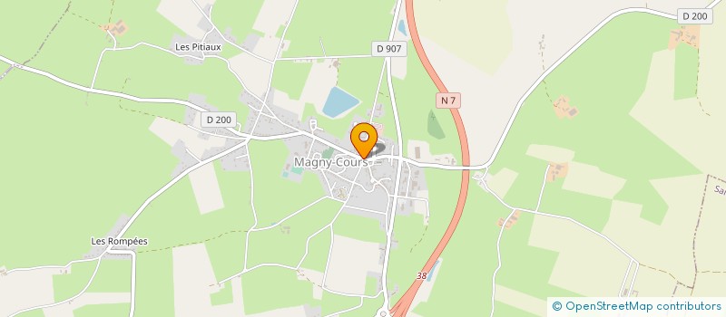 localisation de l'entreprise MONSIEUR PIERRE WOJCIECHOWSKI à MAGNY-COURS