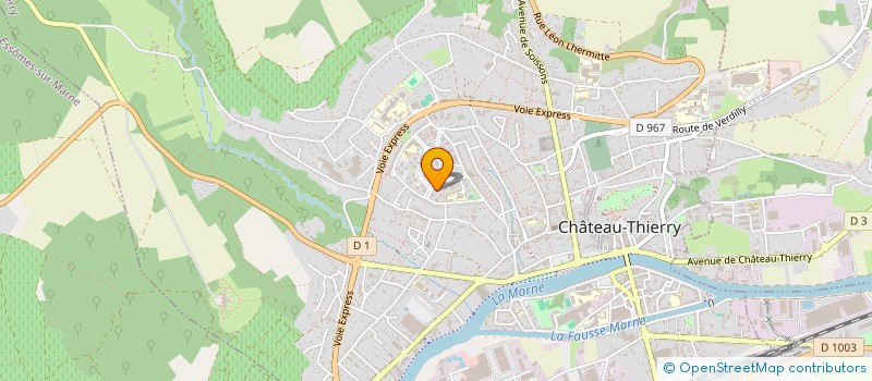 localisation de l'entreprise MONSIEUR PIERRE WOOG à CHATEAU-THIERRY