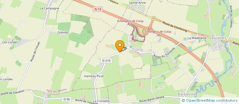 localisation de l'entreprise MONSIEUR PIERRE WUNDERLICH  CUSSY