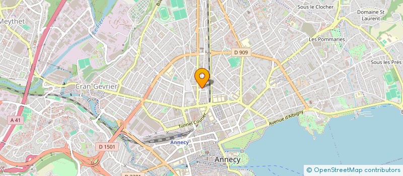 localisation de l'entreprise MONSIEUR PIERRE-YANN TOMOLILLO à ANNECY