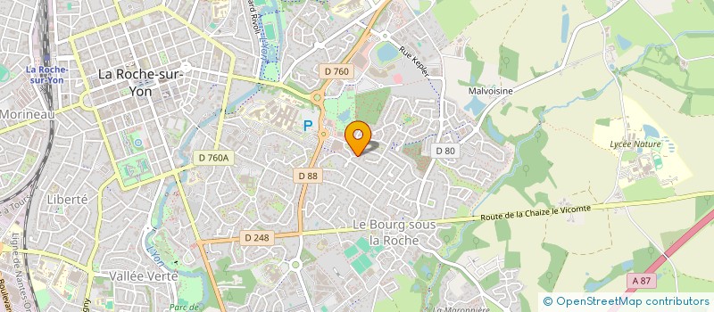 localisation de l'entreprise MONSIEUR PIERRE YDIER à LA ROCHE-SUR-YON