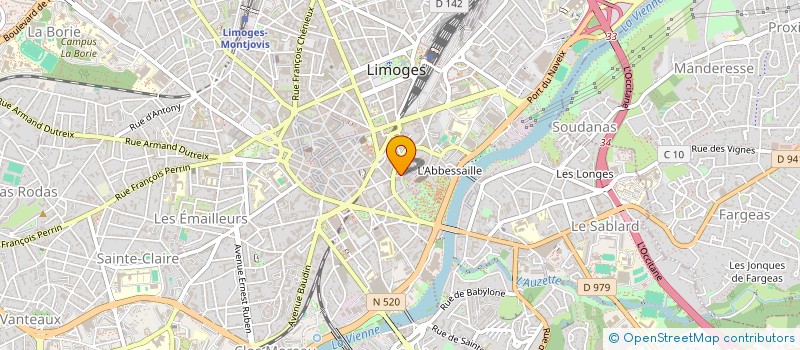 localisation de l'entreprise MONSIEUR PIERRE-YVES AGBOTON à LIMOGES