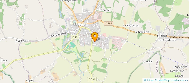 localisation de l'entreprise MONSIEUR PIERRE-YVES ALLORY  MATIGNON