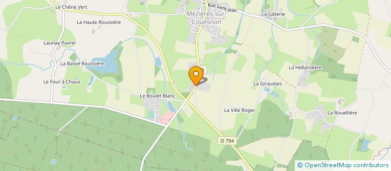 localisation de l'entreprise MONSIEUR PIERRE-YVES BATTAIS  MEZIERES-SUR-COUESNON