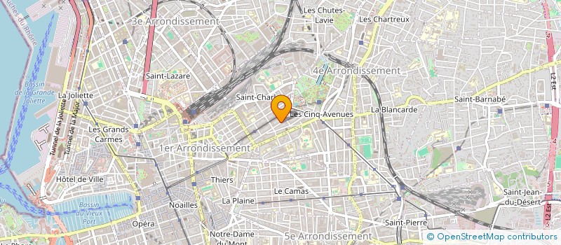 localisation de l'entreprise MONSIEUR PIERRE YVES BAUDIN à MARSEILLE
