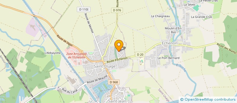 localisation de l'entreprise MONSIEUR PIERRE-YVES BEGIN  SAINT-USAGE