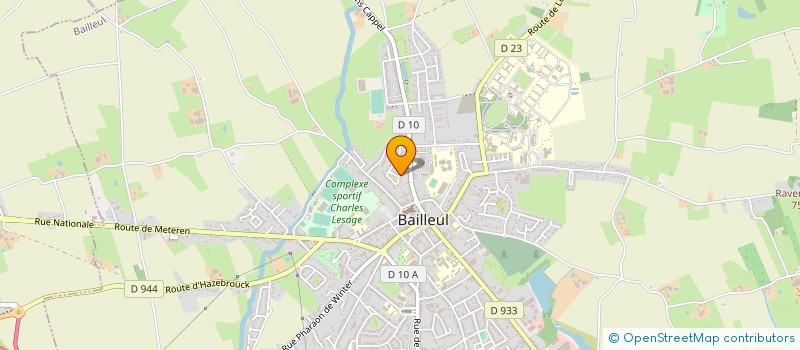 localisation de l'entreprise MONSIEUR PIERRE-YVES BENONY à BAILLEUL