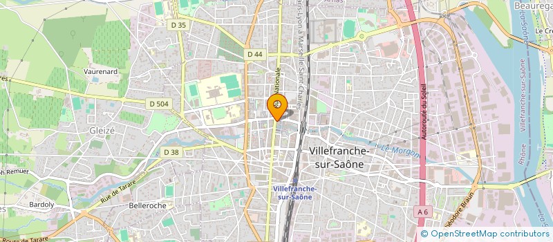 localisation de l'entreprise MONSIEUR PIERRE-YVES BERTRAND  VILLEFRANCHE-SUR-SAONE