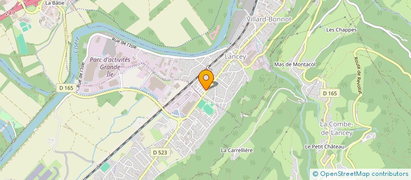 localisation de l'entreprise MONSIEUR PIERRE YVES BESSON  VILLARD-BONNOT