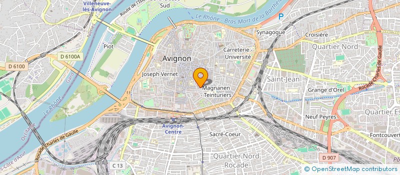 localisation de l'entreprise MONSIEUR PIERRE YVES BOS DE MESLON  AVIGNON