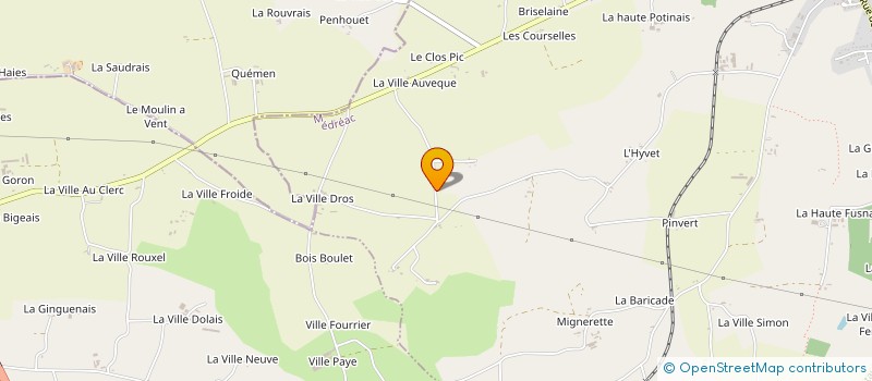 localisation de l'entreprise MONSIEUR PIERRE-YVES BOUILLET à BOISGERVILLY