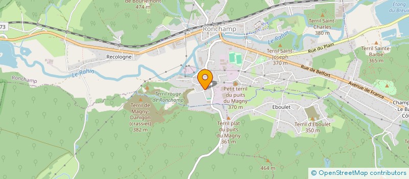 localisation de l'entreprise MONSIEUR PIERRE-YVES CHASSARD  FONTAINE-LES-LUXEUIL