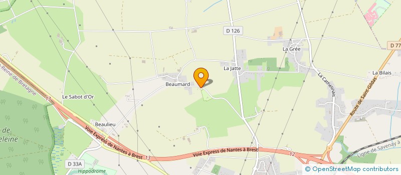 localisation de l'entreprise MONSIEUR PIERRE-YVES CHENE  PONTCHATEAU