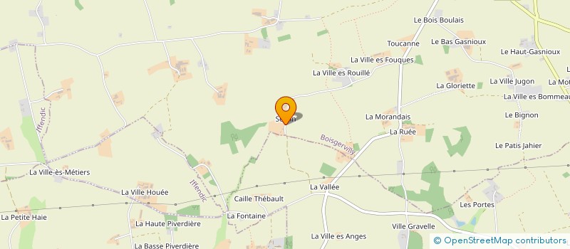 localisation de l'entreprise MONSIEUR PIERRE-YVES CHEVILLARD  BOISGERVILLY