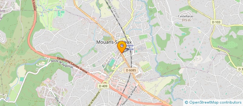 localisation de l'entreprise MONSIEUR PIERRE-YVES COLIN  MOUANS-SARTOUX