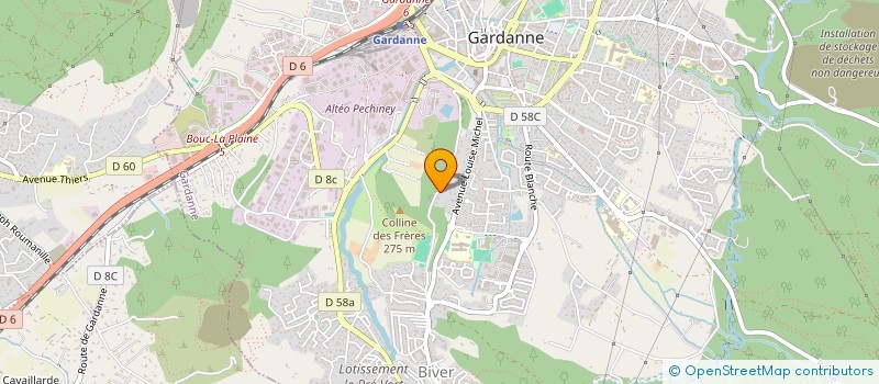 localisation de l'entreprise MONSIEUR PIERRE-YVES COSSU à GARDANNE